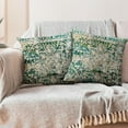 thumbnail image 6 of Boho Green Throw Pillow Covers 20x20 inch Set of 2, Bohemian Carpet Double Sided Pattern Soft Plush Cushion Cover for Couch Sofa Bed Decorative, Only Pillowcase (No Insert), 6 of 6