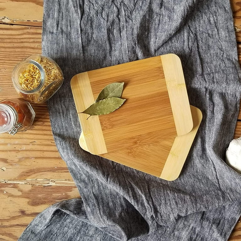 Cutting Board Wood Set 2 Tone