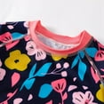 thumbnail image 4 of BULLPIANO Baby Girls Sunsuit Long Sleeve Rash Guard Swimwear Girl Two Piece Swimsuit with UPF 50+ Sun Protection ,Size 3-4 Years, 4 of 7