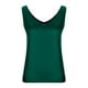 thumbnail image 4 of Karight Women's Fashion Silk Satin Tank Tops, Loose V-Neck Summer Casual Sleeveless Shirts Solid Color Basic Cami Clothes, 4 of 6