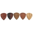 thumbnail image 4 of Guitarra 5 Uds Púas De Guitarra De Madera Ranuras Antideslizantes Púas De Guitarra Hechas A Mano Populares Para Tocar En Escenario, 4 of 7