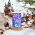 thumbnail image 2 of Yayeee Flameless Candles with Remote Flickering Battery Operated Multi Color Changing, Purple Starfish Pattern, 2 of 7