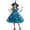 star print, variant on Girls Halloween Star Print Witch Dress Tutu Gown With Rhinestone Belt For Halloween Party
