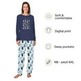 thumbnail image 2 of Funny Penguin Winter Matching Pajamas With Plus Sizes And Pockets , Size NB - Men 6XL, 2 of 7