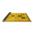 thumbnail image 2 of Ahgly Company Indoor Square Abstract Yellow Contemporary Area Rugs, 8' Square, 2 of 4