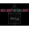 thumbnail image 2 of Men's Squid Game Red Light Green Light Graphic Tee Black X Large, 2 of 5