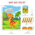 thumbnail image 2 of Juego de Fiesta NEBURORA Pegar la Cola al Dinosaurio con 30 Colas, 2 of 6