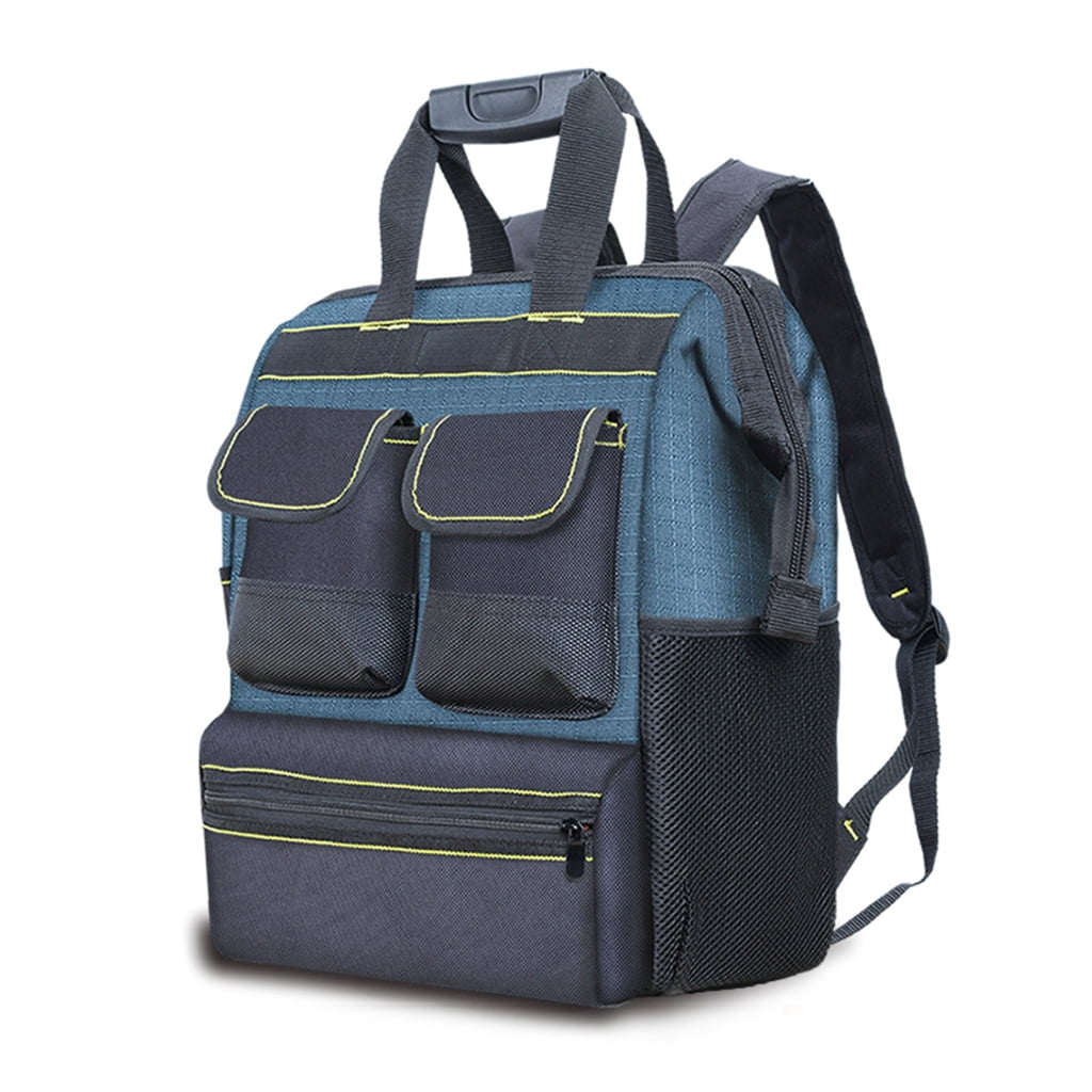 Backpack Tool Bag Oxford Cloth Large Capacity for Electrician Plumber Outdoor Industrial Tools Storage Organization