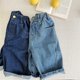 thumbnail image 2 of 2025 primavera nuevos pantalones vaqueros para bebés de 1 a 6 años pantalones vaqueros sueltos de estilo coreano para niños y niñas pantalones simples de Color sólido para niños, 2 of 6