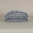 thumbnail image 5 of Vianney - Lightweight Blanket - Shadow/King Size - 100% Polyester - Modern Dark-Tone Striped Design - Lightweight Breathable Layering, 5 of 5