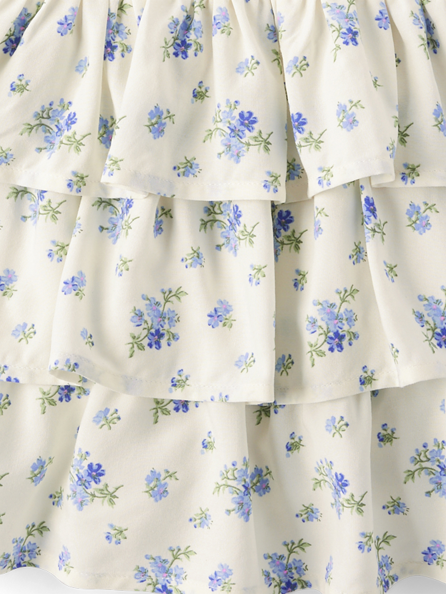The Children's Place Girls Long Sleeve Floral Tiered Drop Waist Dress, Sizes XS-XXL