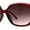 Burgundy, variant on Womens 90s Designer Lion Jewel Badge Butterfly Sunglasses Black Smoke