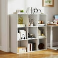 thumbnail image 2 of Costway 9-Cube Open Bookshelf with Anti-tip Kits Home Modern Style Storage Shelf for Study, 2 of 10