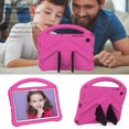 thumbnail image 6 of SaniMore for Samsung Galaxy Tab A8 10.5 Case 2022 SM-X200/X205/X207, Kickstand 3D Heavy Duty Rugged Shockproof Full Body Protective Tablet Case for Samsung Tab A8 10.5 for Kids, Rose, 6 of 8