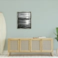 thumbnail image 2 of Stupell Shining Sun Beach Foam Reflection Landscape Photography Gray Floater Framed Art Print Wall Art, 2 of 6
