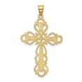 thumbnail image 3 of 14K Polished Lace Trim Cross Charm K8446, 3 of 3