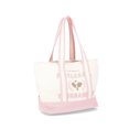 thumbnail image 5 of No Boundaries Women’s Large Canvas Tote, Light Coarl Pickleball, Women’s, 5 of 5