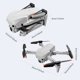 thumbnail image 2 of Tholdsy Dron inalámbrico de 2,4 Ghz, cuadricóptero rodante de 360 ​​grados, avión de Control remoto con bolsa de almacenamiento, juguete Accesorios para aéreos conjunto 4  2 piezas de celdas, 2 of 6