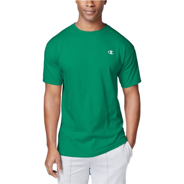 Champion - Camiseta para hombre, color verde, grande