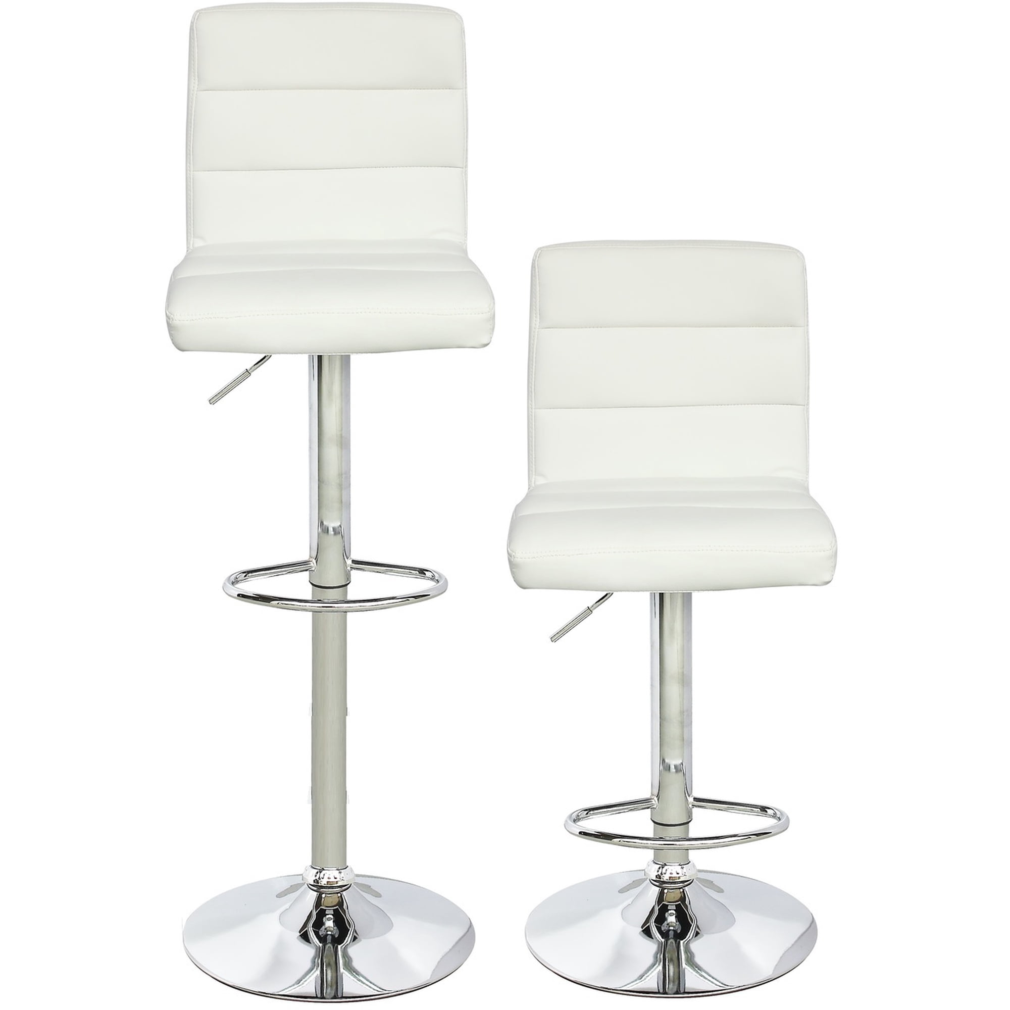 Viscologic Series Serenity Height Adjustable Swivel 24 To 33 Inch Bar Stool Set Of 2 Stools Walmart Canada