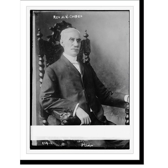 Historic Print, Rev. H.N. Couden, 16" x 20"
