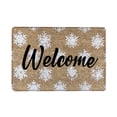 thumbnail image 1 of Fiudx Artículos en oferta con ofertas flash Nueva alfombra de puerta con letras, alfombra antideslizante para dormitorio, sala de estar, 1 of 2