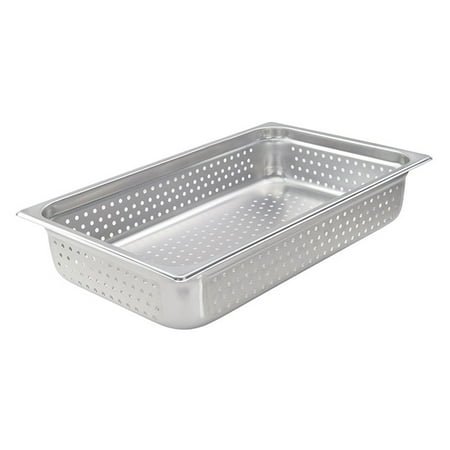 

Perforated Steam Pan Full Size 4 D 22 Ga Stainless Steel 2 packs