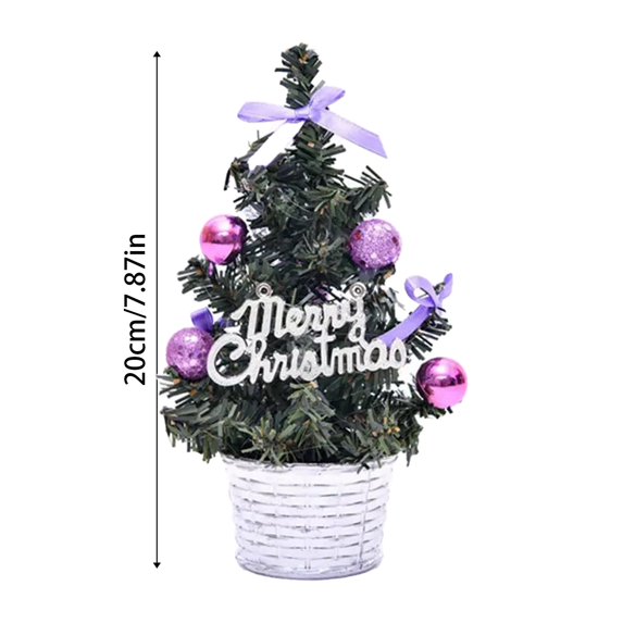 Mini Christmas Tree Christmas Decorations Festive Tabletop Pendants