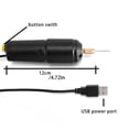 thumbnail image 2 of Riwesomey Taladro eléctrico portátil de mano, Cable profesional, interruptor de botón de encendido, interfaz USB, artesanías de carpintería para el Joyas, gemas y relojes Riwesomey TO009963-01, 2 of 6