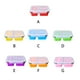 thumbnail image 5 of Bearachild Fiambrera de silicona plegable portátil para oficina, senderismo, comida, frutas, sándwich, contenedor lavable, fiambrera para niños Mostrada Verde, 5 of 6