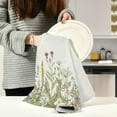 thumbnail image 6 of Dreamtimes Colored Wildflowers Kitchen Dish Towels 1 Piece,Absorbent Soft Dishcloths Towels Reusable Hand Towels Quick Drying Cleaning Cloth, Tea Towels,18" x 28", 6 of 7