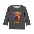 thumbnail image 4 of Cowsor Girls Sweatshirts Kids Cute Graphic Crewneck Pullover Tops Xmas Long Sleeve Holiday Shirts, 4 of 4