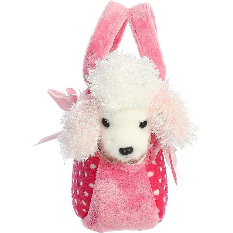 Aurora Plush Fancy Pals Pet Carrier Fancy Pink Polka Dot