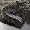 thumbnail image 6 of SAFAVIEH Paris Darwin Plush Polyester Shag Area Rug, Titanium, 5' x 8', 6 of 6