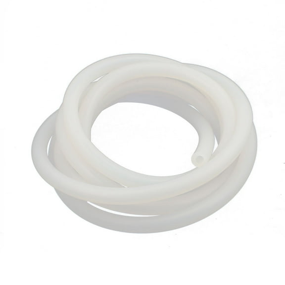 4mm x 8mm High Temperature Resistant Soft Silicone Tube Hose Pipe 2M Length