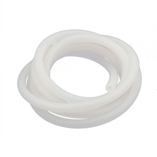 Tubo de silicona suave resistente a altas temperaturas de 4 mm x 8 mm, longitud de 2 m