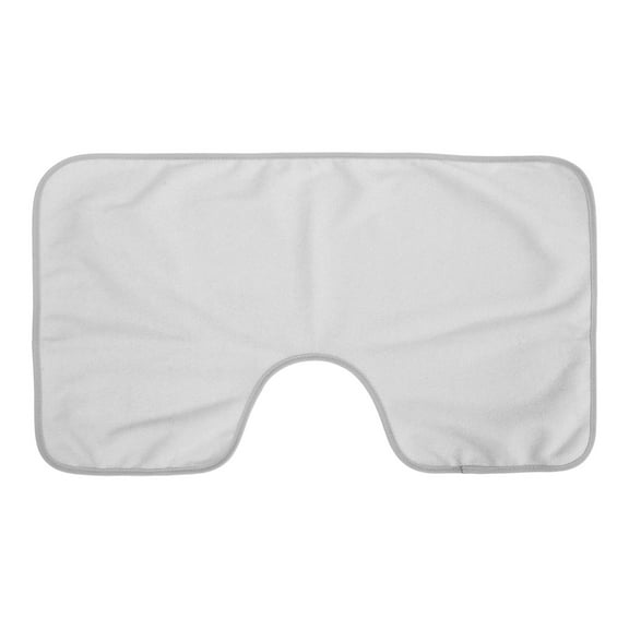 UPKOCH Adult Drool Bibs for Bedridden Patients Washable Grey Polyester 1Set