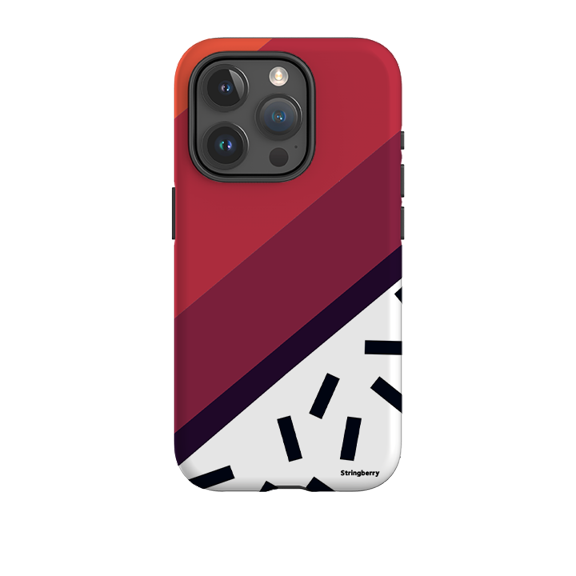 Fresno Chroma Abstract City Art Phone Case for iPhone 16 15 14 13 12 11 Pro Max