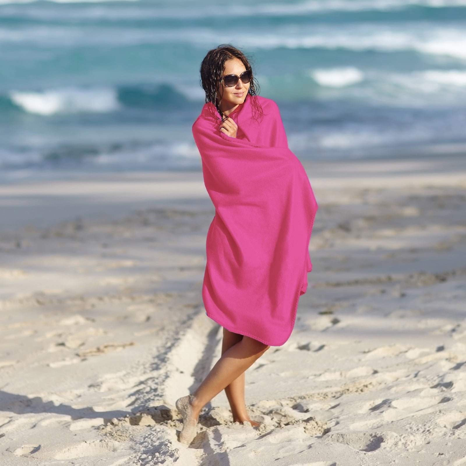 Microfiber Towel Set (63'' x 31.5'' Bath Towel + 31.5'' x 15.7