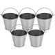 thumbnail image 1 of Mini macetas galvanizadas para plantas, decoración, cubo de lata para almacenamiento, florero pequeño de metal, 5 unidades, 1 of 1