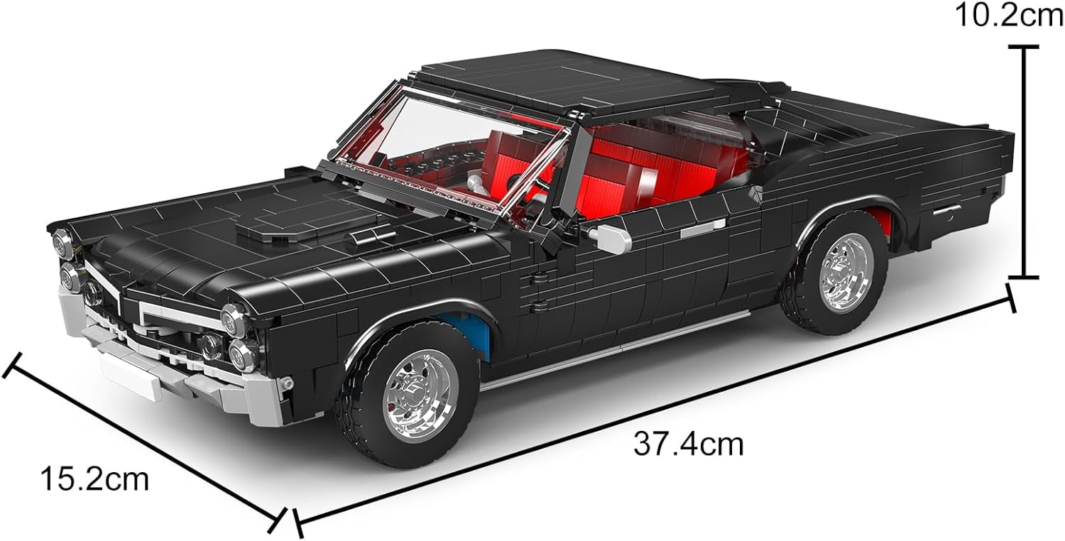 Car Model Kits, MOC Bricks Collectible Sportscar Building Blocks, Car Building Kits for Adult, Static Version 1563 PCS