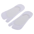 thumbnail image 1 of Calcetines Invisibles para Mujer Sunnimix Corte Bajo Antideslizante para Sandalias Planas Blanco, 1 of 8