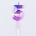 thumbnail image 1 of EDTara Colorful Smoke-free Number Shaped Candle For Birthday Party Decoration Cake Oranment, 1 of 9