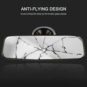 Anself Universal Interior Rear View Mirror Suction Rearview Mirror for Car