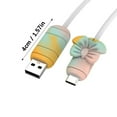 thumbnail image 3 of 2 Pairs Compatible Cord Protectors Anti Break Charging Cable Protector Silicone Texture for Phone Charging Cable, 3 of 8