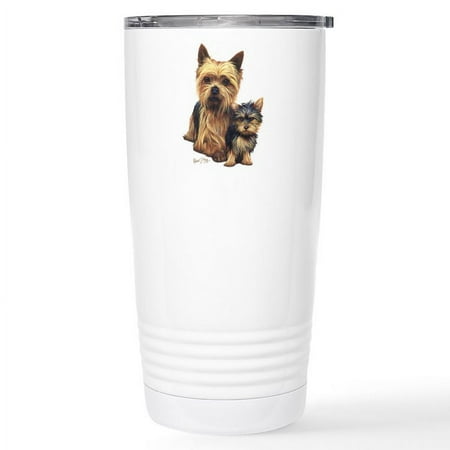 

CafePress - Yorkshire Terrier Stainless Steel Travel Mug - Insulated Stainless Steel Travel Tumbler 20 oz.