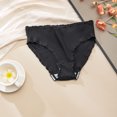 thumbnail image 2 of Mujeres Encaje Tanga Ropa Interior Grande Tamaño Doble Entrecruza Ropa Interior Transpirable Cómoda, Ropa Interior Transpirable para las Mujeres de Uso Diario, 2 of 7