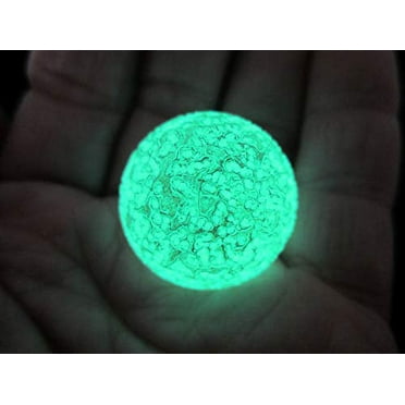 Big Game Toys~25mm (1") Lunar TIC Glow Glow in The Dark Moon Marble Shooter Glass MIB Green Speckled