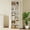 6 Tier White, variant on Casacomoda Tall Bookcase, Bookshelf, 6-Tier Display Storage Shelf, Space-Saving Bookshelf for Living Room, Bedroom, Home Office, Black