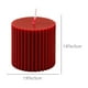 thumbnail image 3 of pstuiky Vela aromática antigua de columna burdeos vela romántica para bodas regalo de boda vela para el hogar, 3 of 6